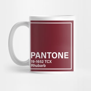 pantone 19-1652 TCX Rhubarb Mug